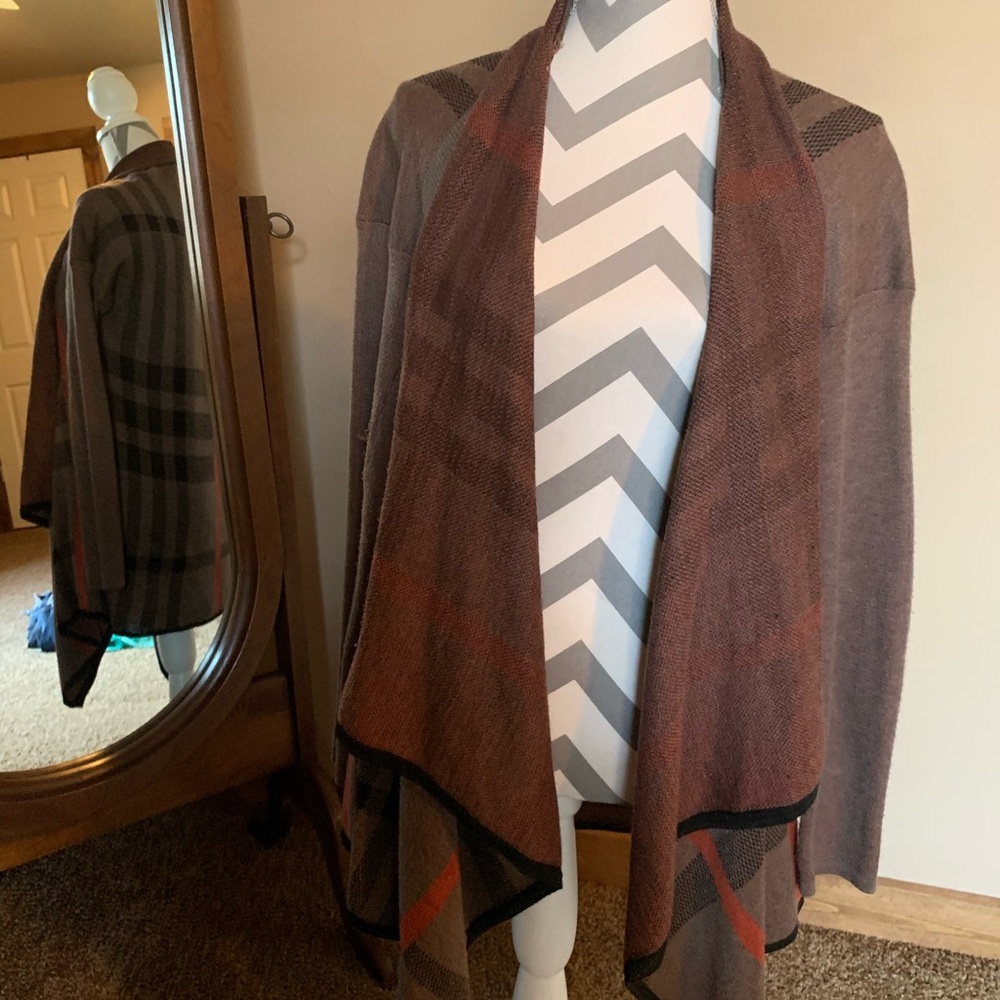 Plaid sweater